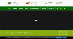 Desktop Screenshot of insigniaenergia.com